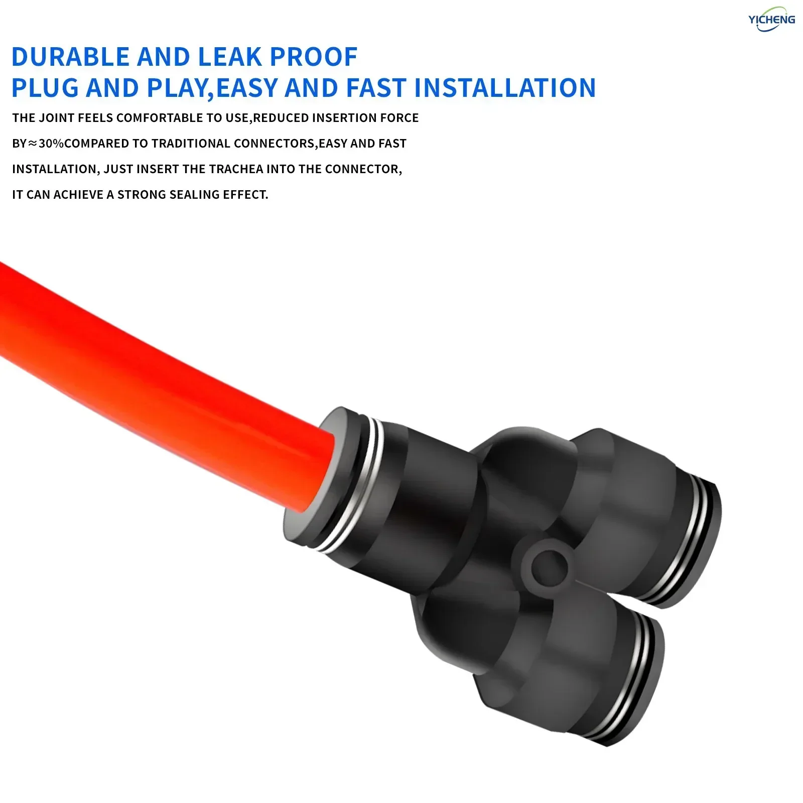 นิวเมติกตัวเชื่อมต่อท่อ 6MM OD - Push Fit Connector บทวิจารณ์และราคา