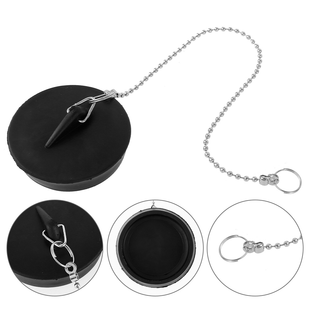 จุกปิดอ่างล้างจานแบบมีโซ่ลูกปั - Drain Pipe Clip บทวิจารณ์และราคา