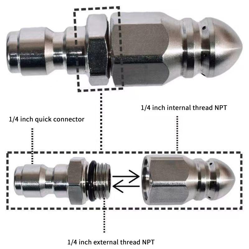 หัวฉีดน้ำแรงดันสูงแบบใหม่สำหรั - Drain Pipe Clip บทวิจารณ์และราคา